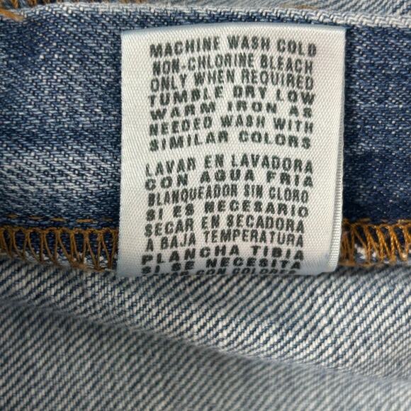 Vintage Ralph Lauren Polo RL Classic Fit Straight Leg Jeans Size 6 90s Y2K Denim - Picture 9 of 12